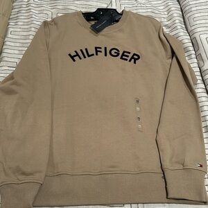 Tommy Hilfiger Beige Crew neck sweater